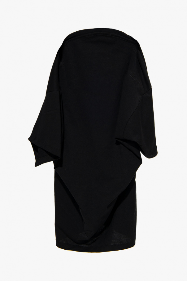 RAF SIMONS 変形 T shirts Black XS 22ss Raf Simons logo-embroidered long-sleeve Shirt | Black | FARFETCH